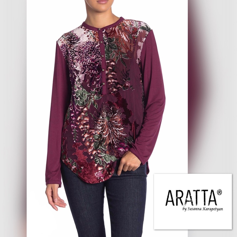 🆕 ARATTA – Ophelia Knit Top DEEP PURPLE
